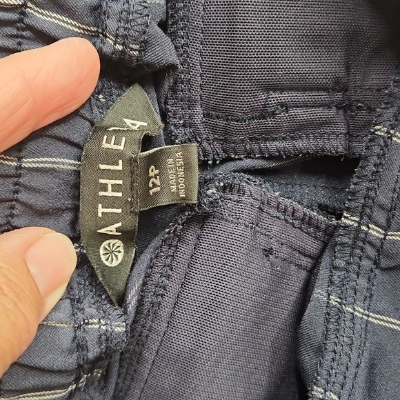 Athleta Stripe Midtown Ankle Pant in Navy - Picture 6 of 12